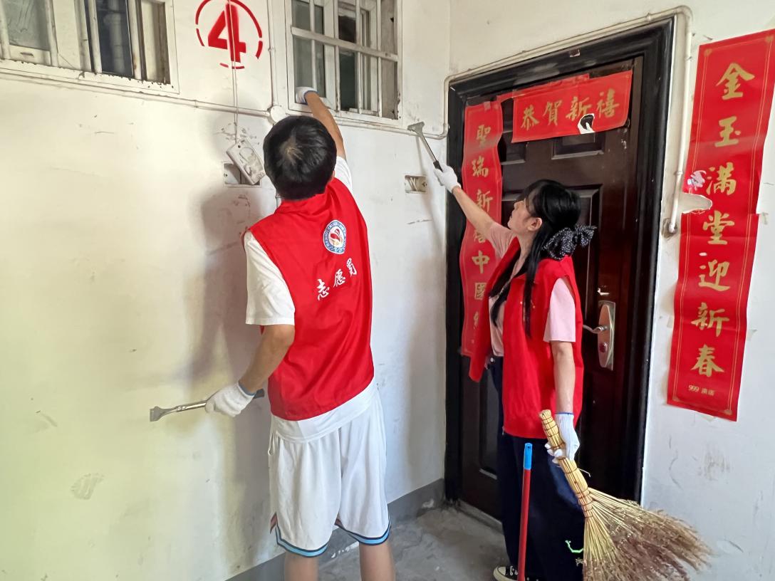 半岛新村社区在蜀景园和城建小区开展“党群齐心 周周行动”主题活动。活动中，志愿者们手持扫帚、垃圾夹、铲子等清洁工具，分组对小区楼道、管道井及公共区域积存的垃圾、杂物、“牛皮癣”小广告进行了彻底清理，并对违规停放在楼道的电动车进行了集中整治。同时，志愿者们积极向居民宣传环境卫生及消防安全知识，引导大家从自身做起，共同珍惜和维护。 (3)