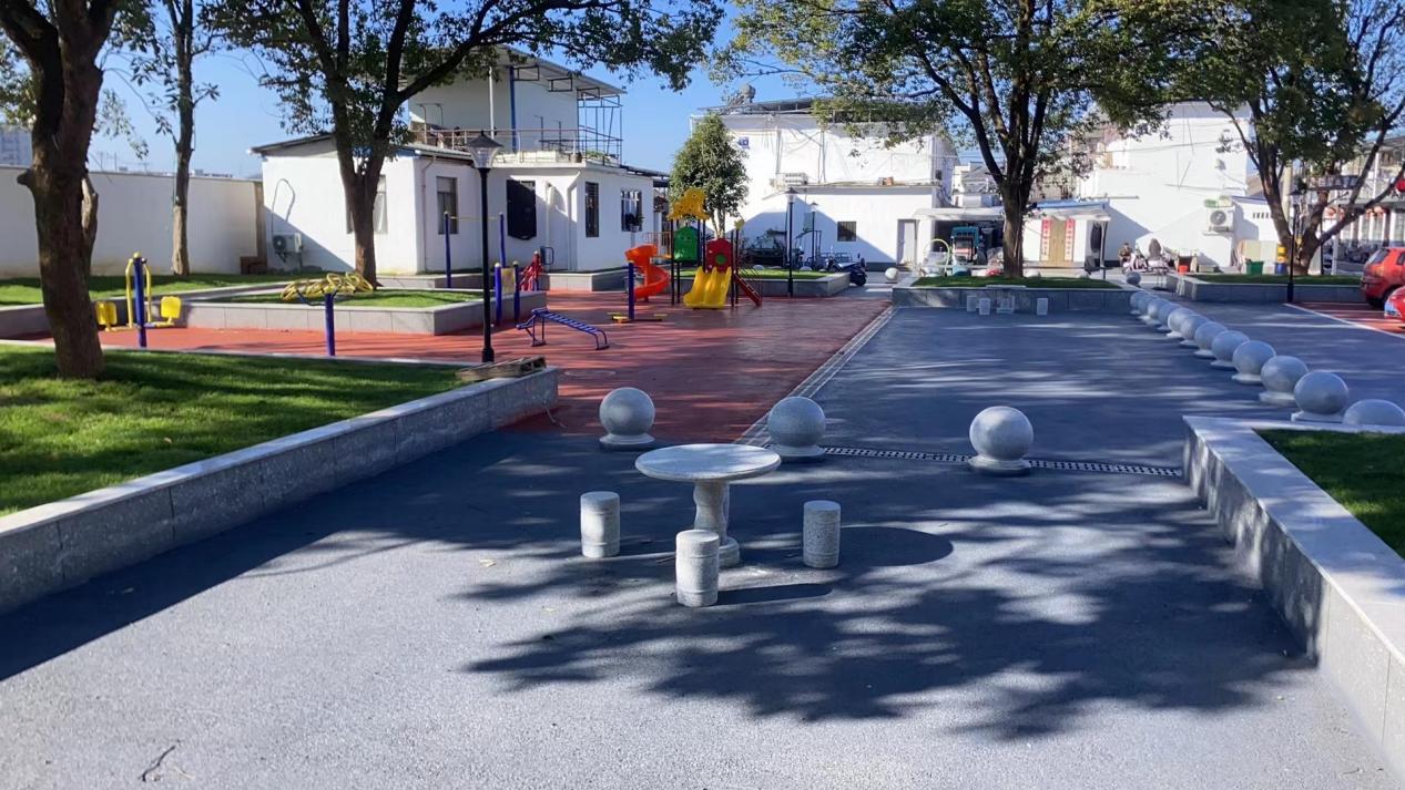 新改造的小区环境焕然一新