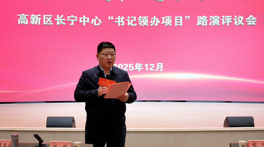 长宁中心党委书记强调讲话