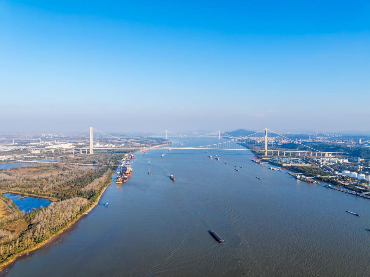 南京新生圩长江大桥图片素材（赵振宇摄）3
