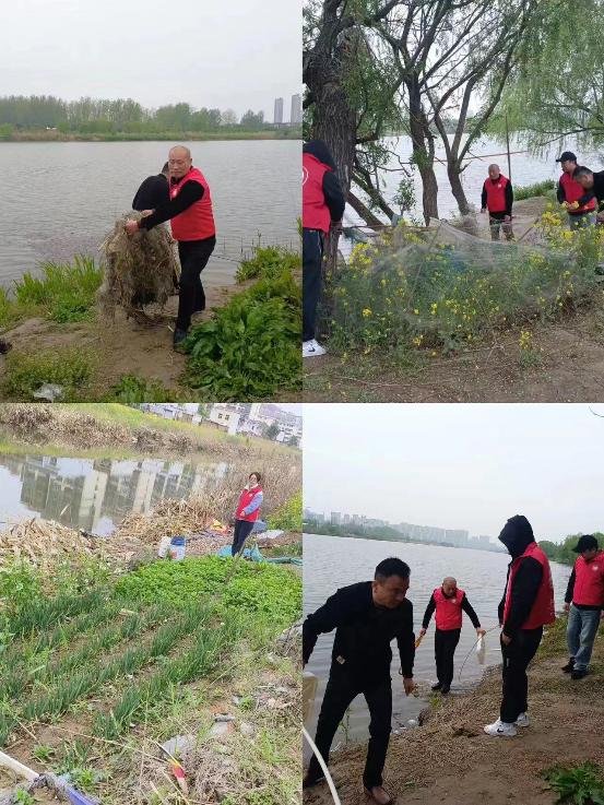 河东街道：行动起来 做河道的清洁工