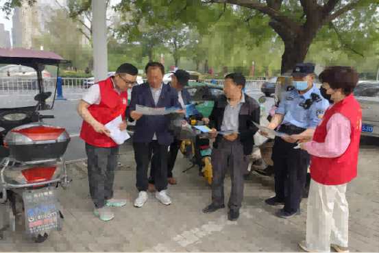 图片 张北社区开展老年人防诈骗知识宣传活动