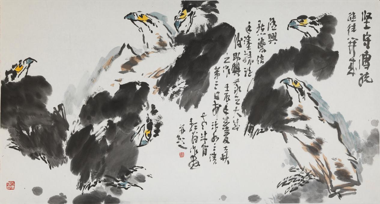 203-（守望）-2012年-97x180cm（跨页）