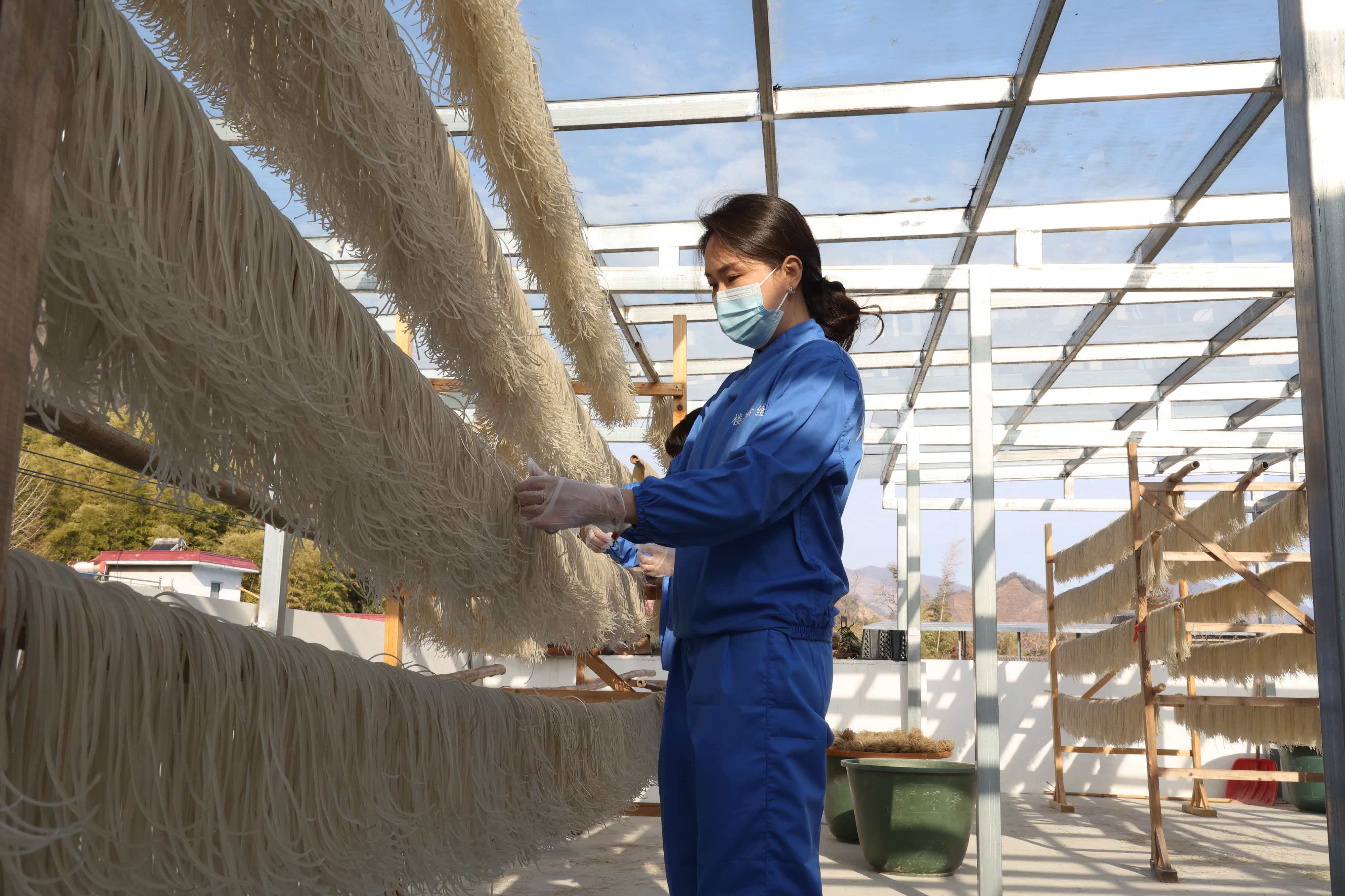 绩溪：一根粉丝“链”出致富路