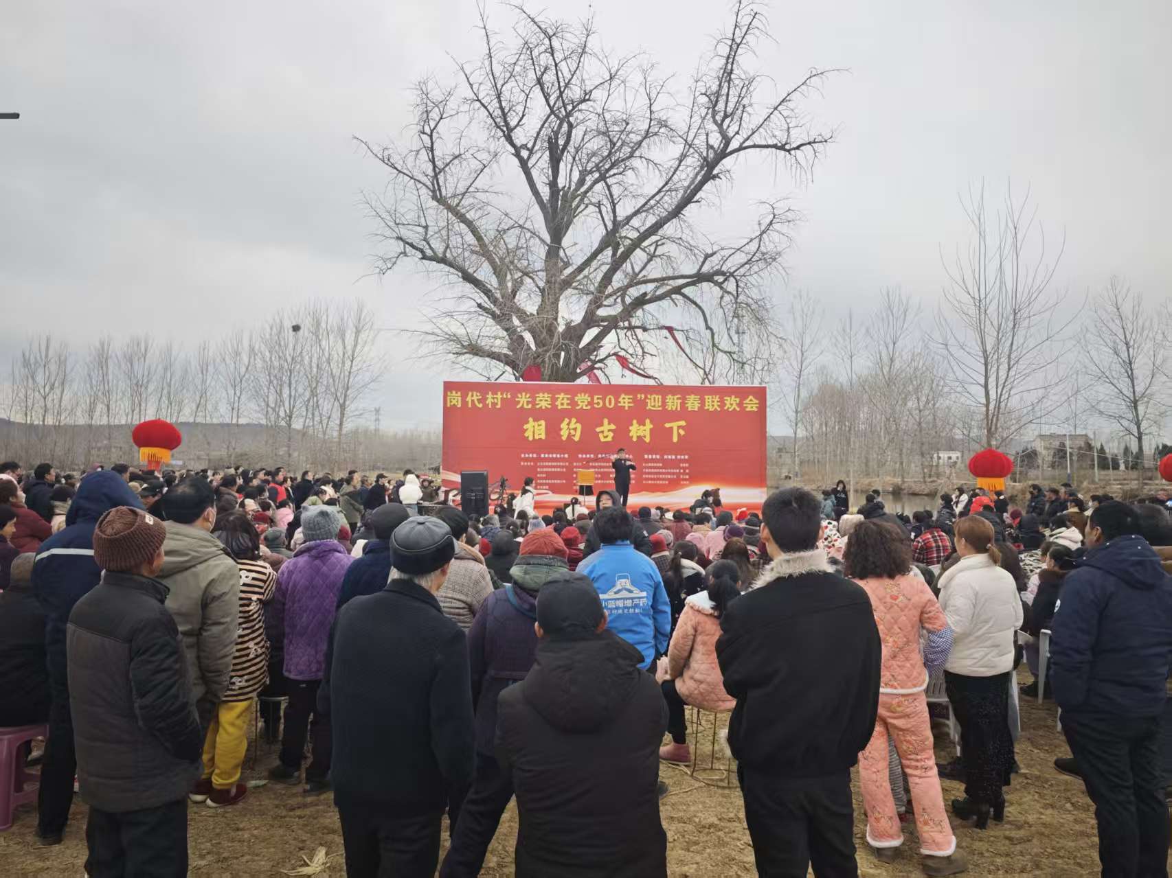 红心镇岗代村：“光荣在党50年”迎新春联 欢会温情上演 (2).jpg