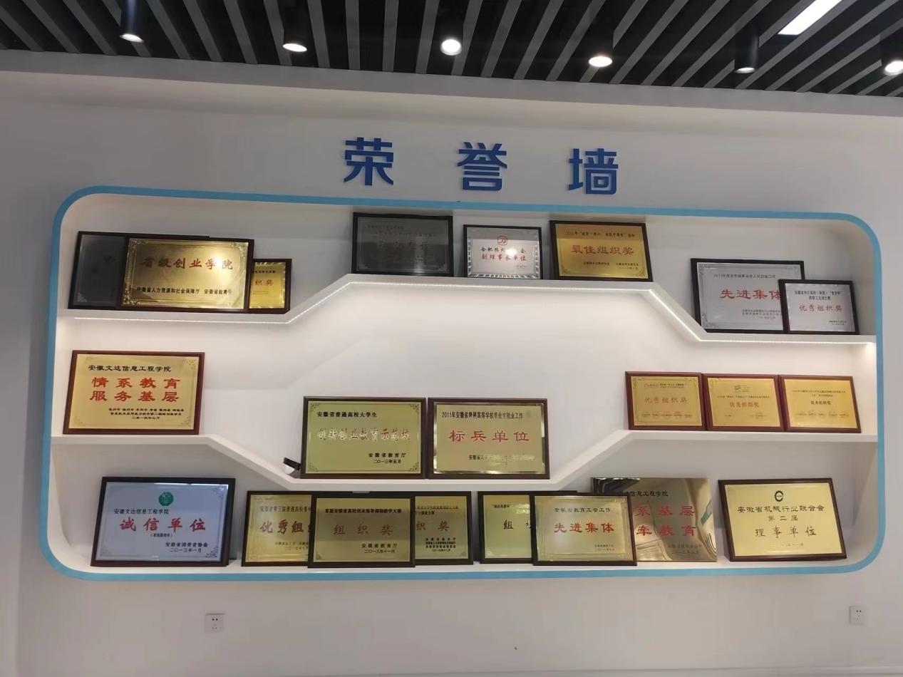 荣誉证书墙
